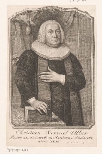 Portrait of Christian Samuel Ulber aged 43