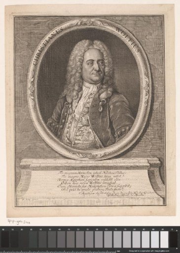 Portrait of Christian Wolff