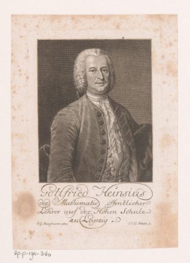 Portrait of Gottfried Heinsius