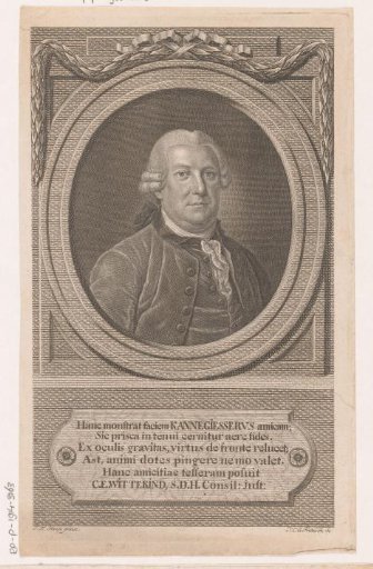 Portrait of Gottlieb Heinrich Kannegiesser