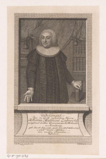 Portrait of Johann Matthias Liebrecht