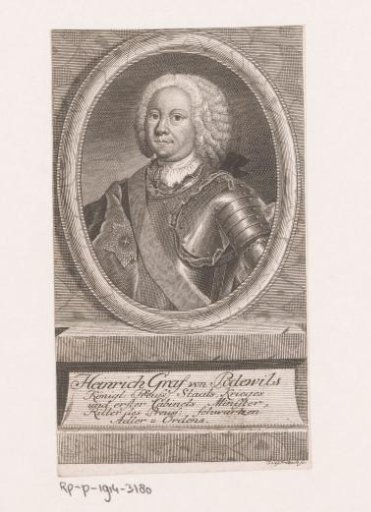 Portrait of Count Heinrich von Podewils