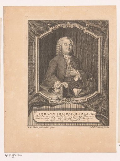 Portrait of Johann Friedrich Polack