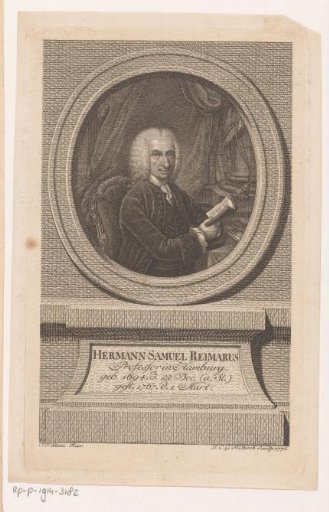 Portrait of Hermann Samuel Reimarus