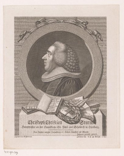 Portrait of Christoph Christian Sturm