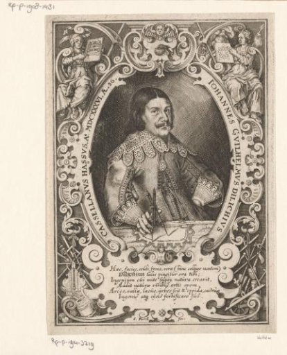 Portrait of Johann Wilhelm Dilich aged 36