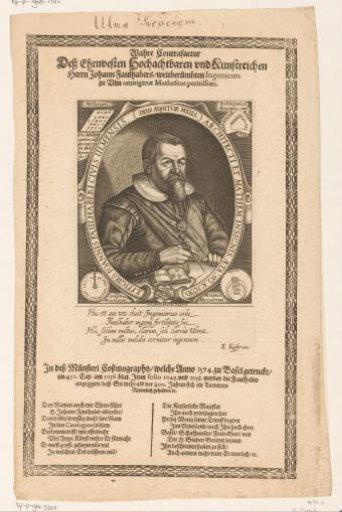 Portrait of Johannes Faulhaber aged 50