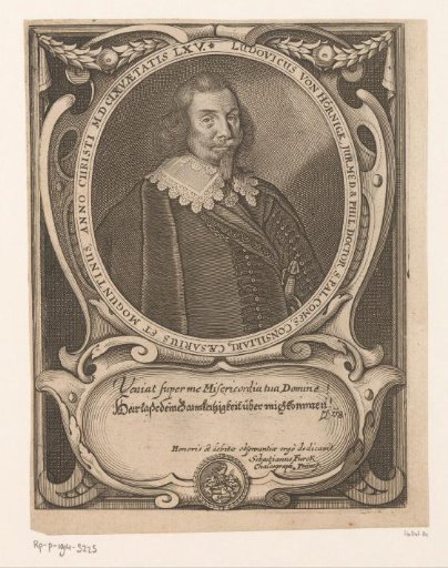Portrait of Ludwig von Hörnigk aged 65