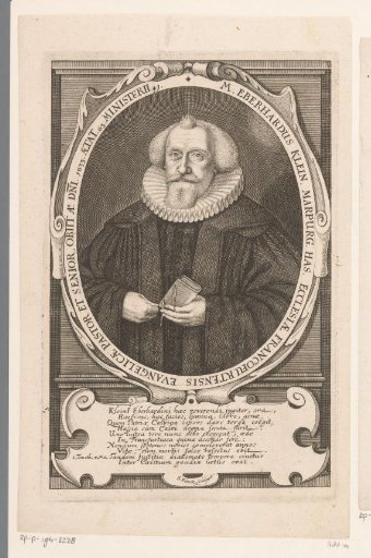 Portrait of Eberhard Klein aged 63
