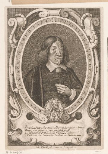 Portrait of Philipp Ludwig Melem aged 48