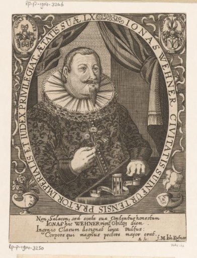 Portrait of Jonas Wehner aged 60