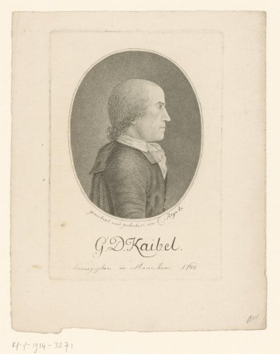 Portrait of Georg David Kaibel