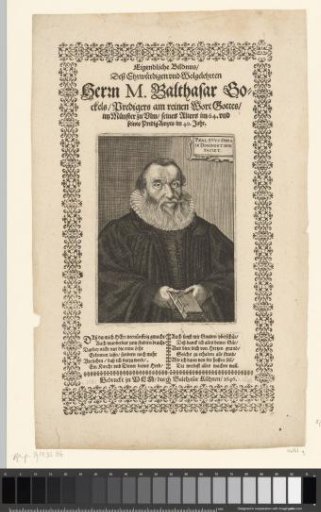 Portrait of Balthasar Gockel