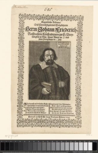 Portrait of Johann Friedrich Rechbacher