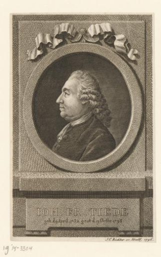 Portrait of Johann Friedrich Tiede