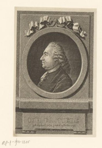 Portrait of Johann Friedrich Tiede