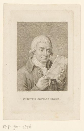 Portrait of Christian Gottlob Heyne