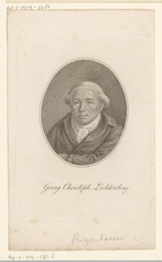 Portrait of Georg Christoph Lichtenberg