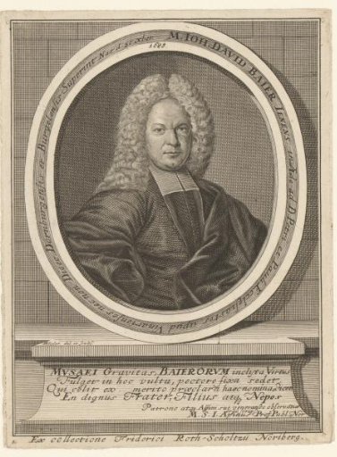 Portrait of Johann David Baier
