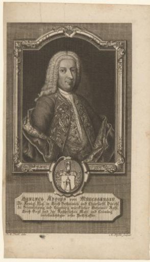 Portrait of Gerlach Adolph von Münchhausen