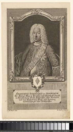 Portrait of Friedrich Bogislav, Count von Schwerin