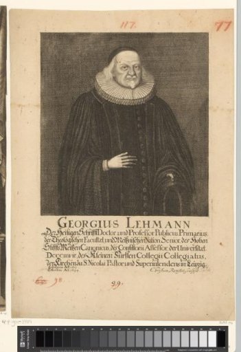 Portrait of Georg Lehmann
