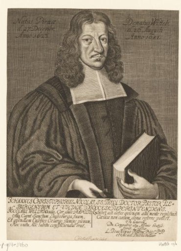 Portrait of Johann Christoph Nicolai