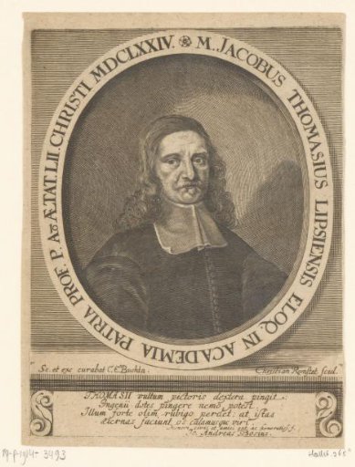 Portrait of Jacob Thomasius