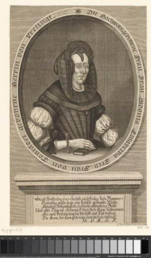 Portrait of Sidonia Elisabeth Tonrädel