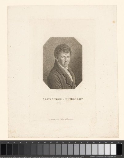 Portrait of Alexander von Humboldt
