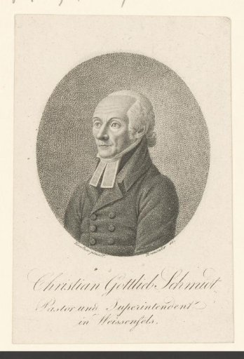Portrait of Christian Gottlieb Schmidt