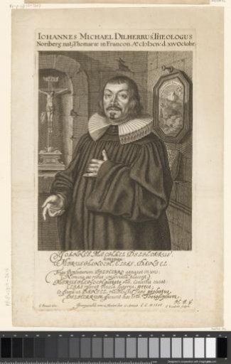 Portrait of Johann Michael Dilherr