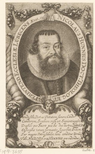 Portrait of Nikolaus Hunnius