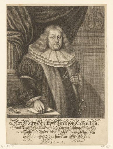 Portrait of Marcus Christoph Kress von Kressenstein