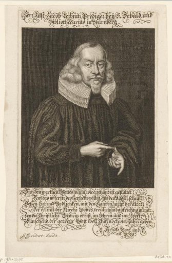 Portrait of Justus Jacob Leibnitz