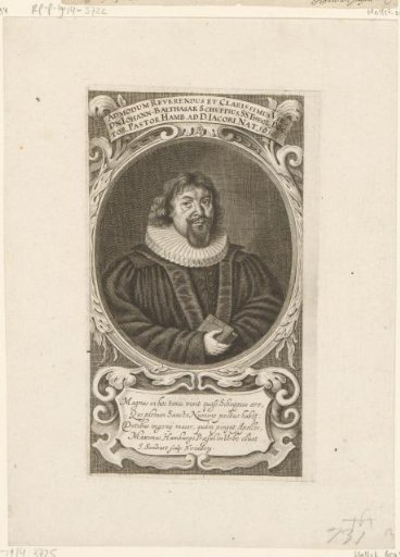 Portrait of Johann Balthasar Schupp