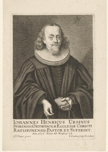 Portrait of Johann Heinrich Ursinus