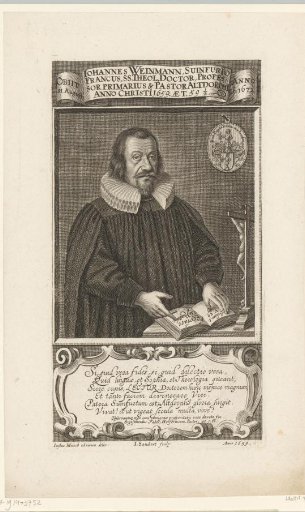 Portrait of Johann Weinmann