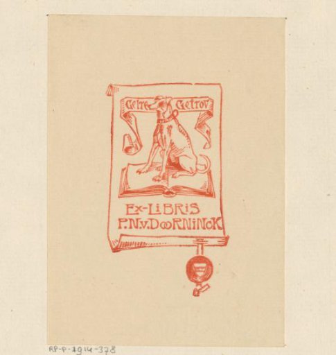 Ex libris of Pieter Nicolaas van Doorninck