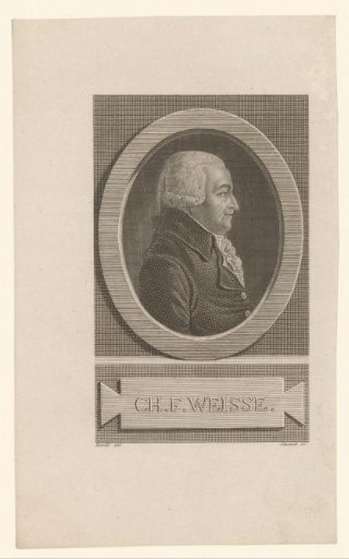 Portrait of Christian Felix Weisse