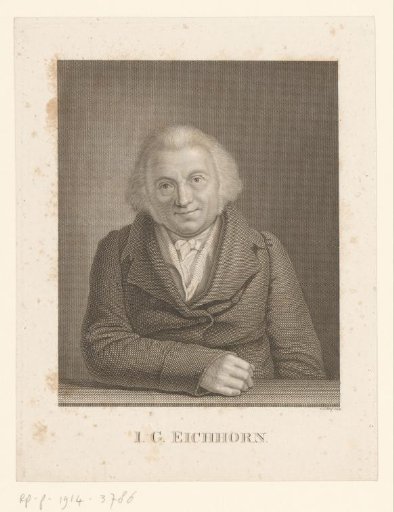 Portrait of Johann Gottfried Eichhorn