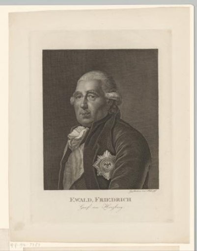 Portrait of Ewald Friedrich von Hertzberg