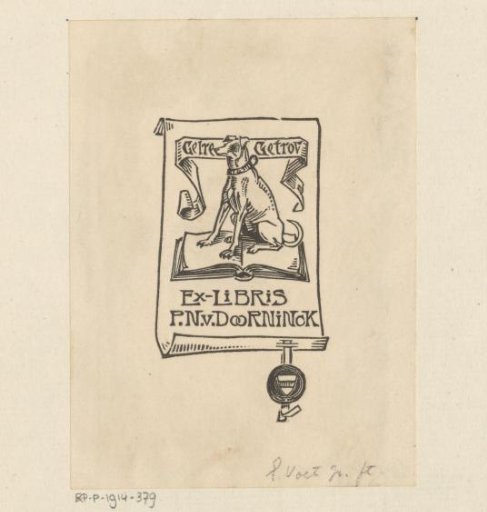 Ex libris of Pieter Nicolaas van Doorninck