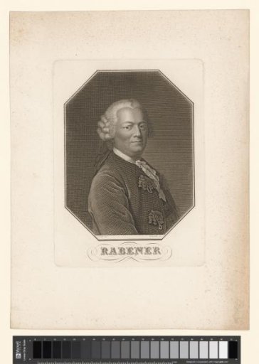 Portrait of Gottlieb Wilhelm Rabener