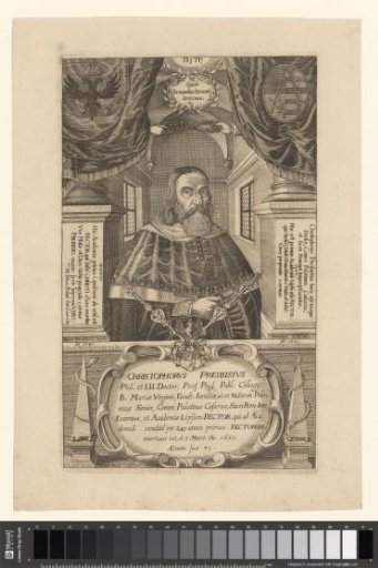 Portrait of Christoph Preibisius