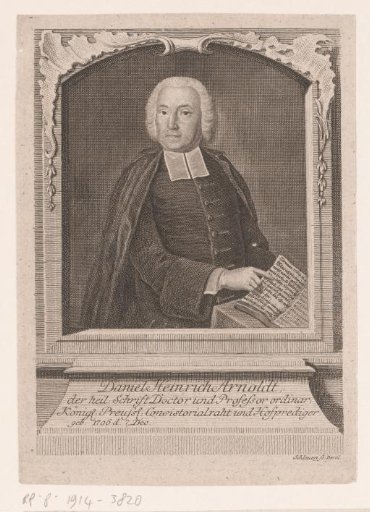 Portrait of Daniel Heinrich Arnoldt