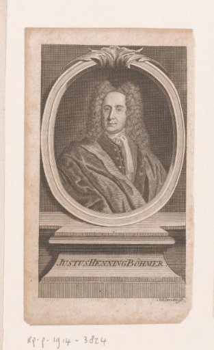 Portrait of Justus Henning Böhmer
