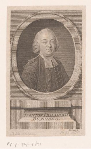 Portrait of Anton Friedrich Büsching