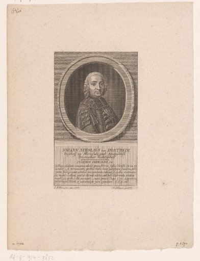Portrait of Nikolaus von Hontheim