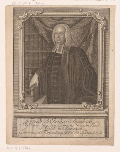 Portrait of Friedrich Eberhard Rambach